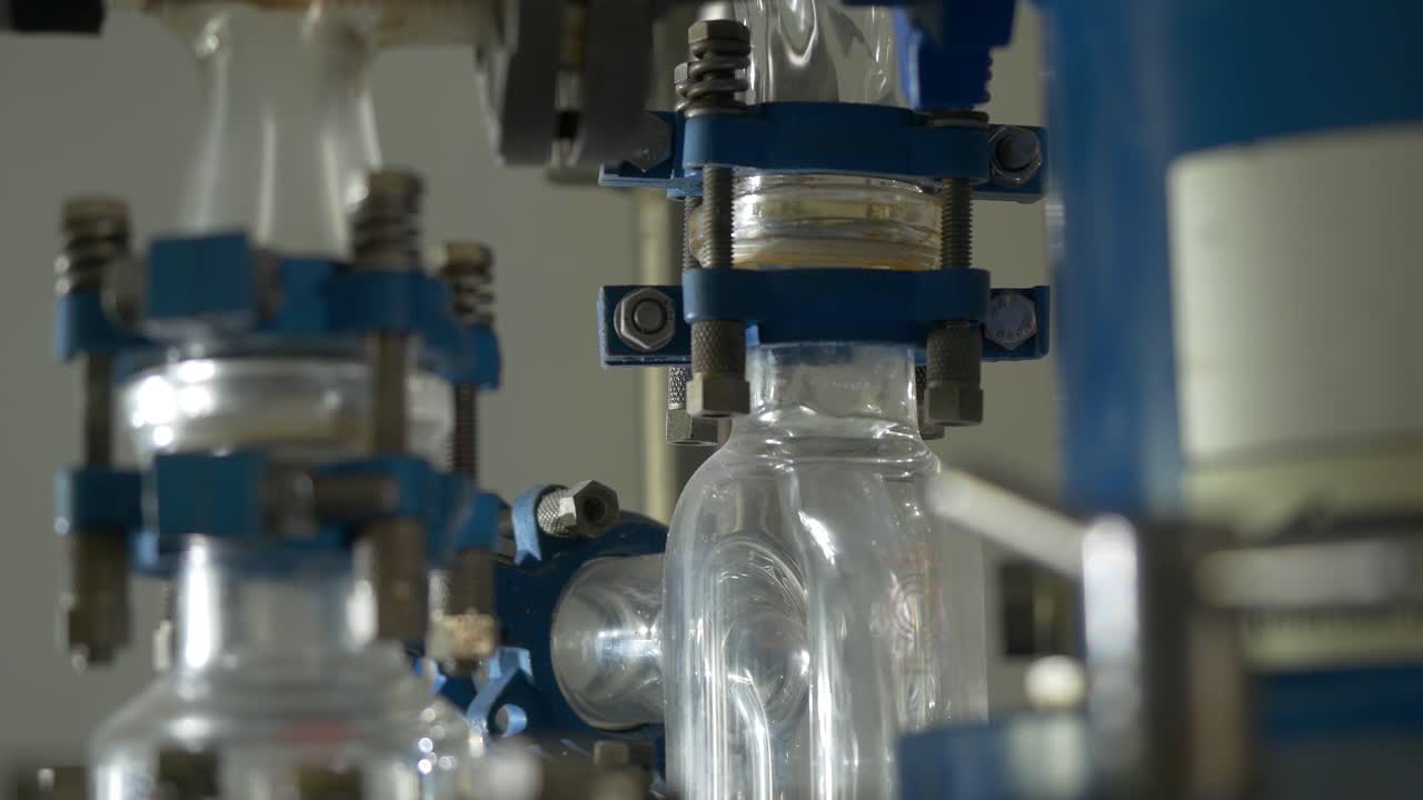 vista de cerca del equipo de laboratorio