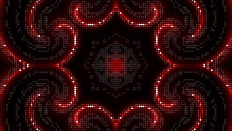 red dot kaleidoscope pattern