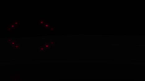 espectáculo de luces de diamantes en bucle