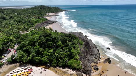 tiririca beach at itacare in bahia brazil