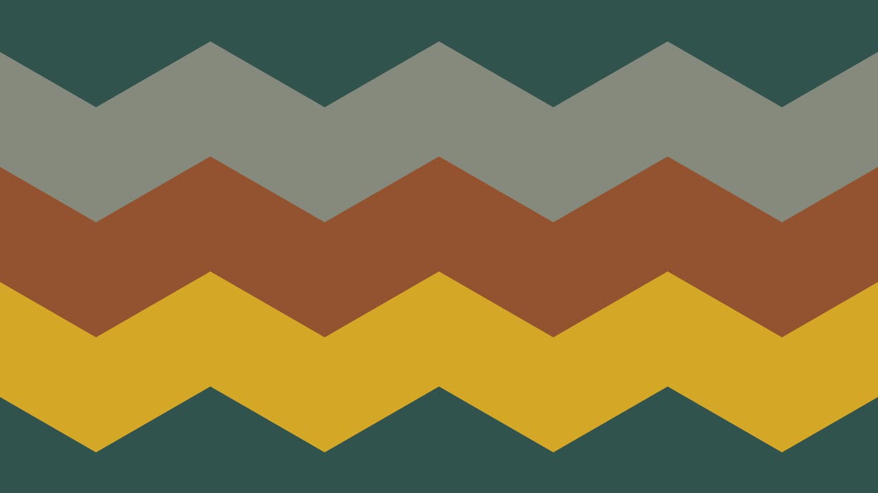 Striped pattern in trendy colors. Simple geometric motion graphic background. Seamless animation with basic shapes