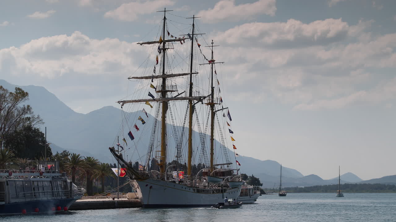 크로아티아 오래된 배 4k 00