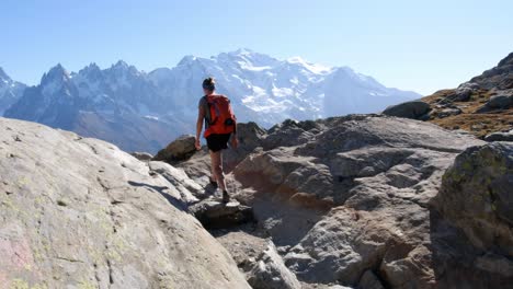 Vista-Del-Mont-Blanc-Desde-Aiguilles-Rouge,-Cerca-De-Chamonix