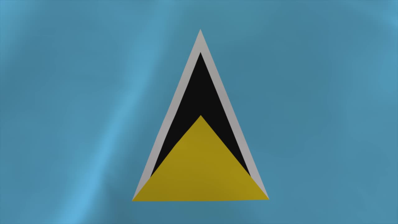 세인트 루시아의 발을 흔드는 애니메이션 4k 움직이는 벽지 배경