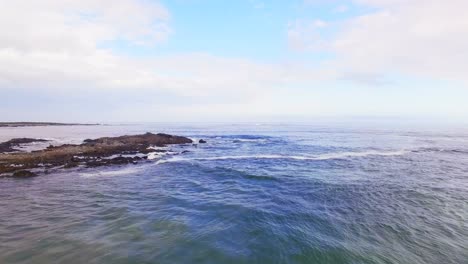 drone footage of the ocean