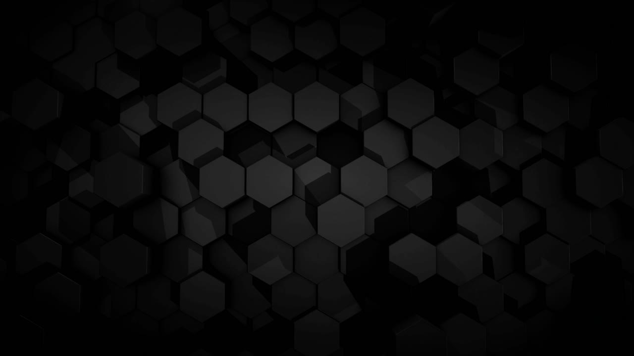 Dark Hexagon Pattern Background