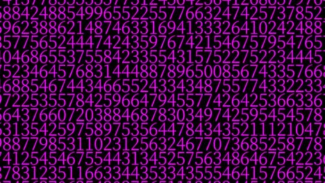 numbers random background animation motion graphics