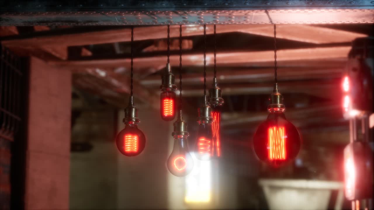 vieja bombilla incandescente retro vintage