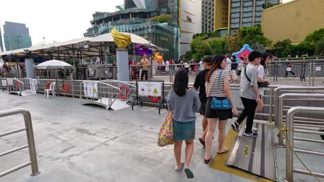 chao phraya river pier in bangkok, thailand