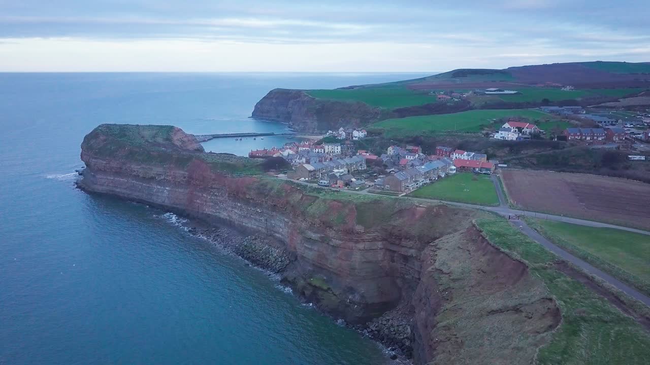 Cowbar près de Staithes sur la côte du North Yorkshire.