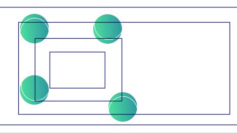 many of the rectangles move forward with spheres