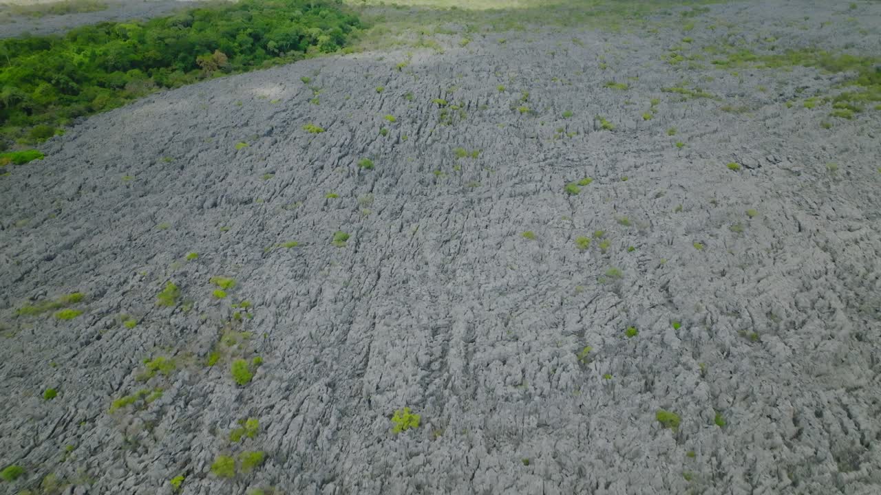 Fly over the Beautiful Tsingy Ankarana rocks in Madagascar island