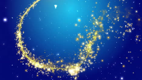 Glowing-particles-forming-comet-tail-animation-over-starry-night-sky