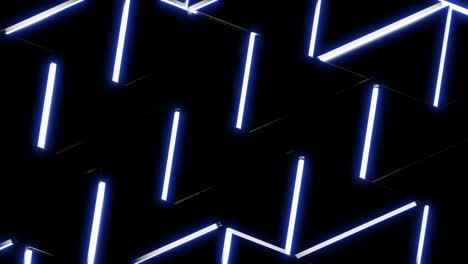 abstract neon triangle pattern