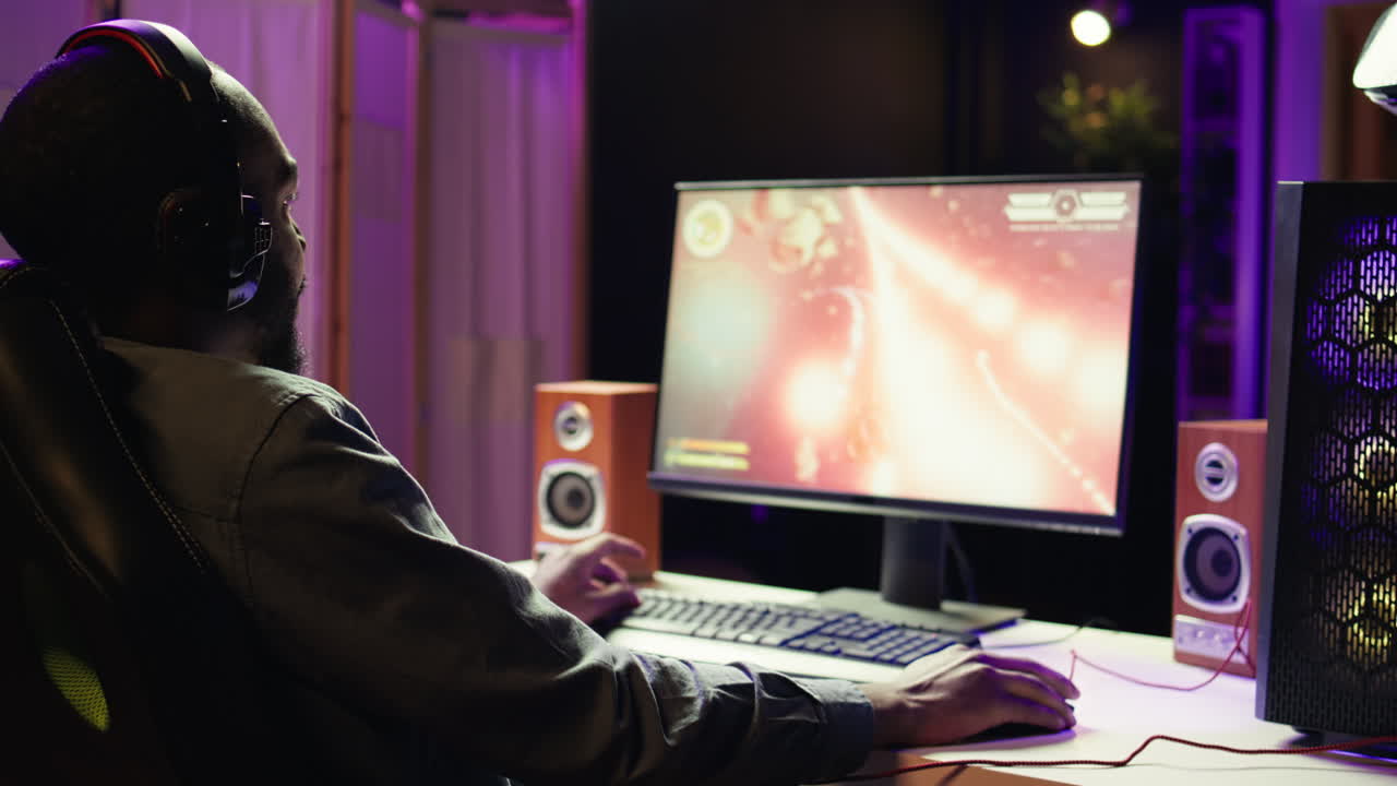 심한 싱글 플레이어 우주선 아케이드 레이싱 비디오 게임