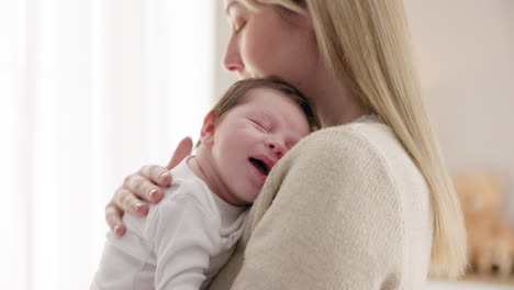 Sleeping,-family-and-mother-carry-baby