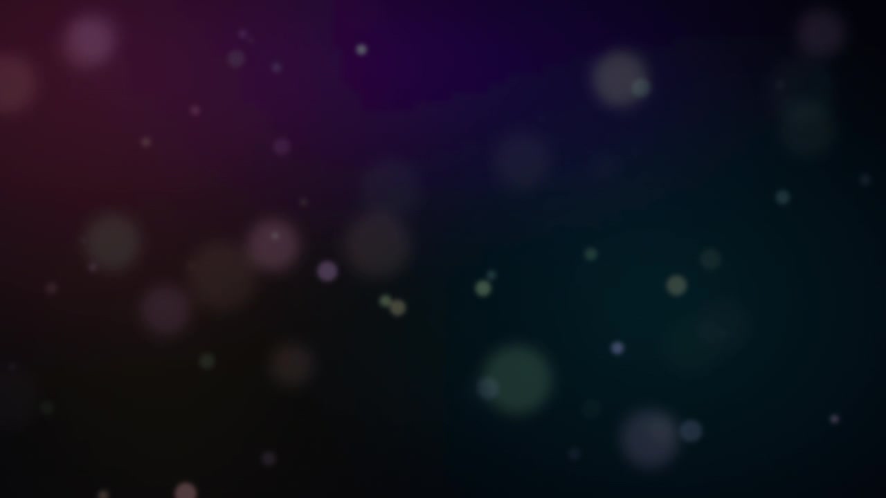 Abstract Background with Floating Particles and Soft Bokeh Lights
