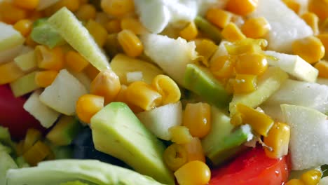 mixed fruit and vegetable salad