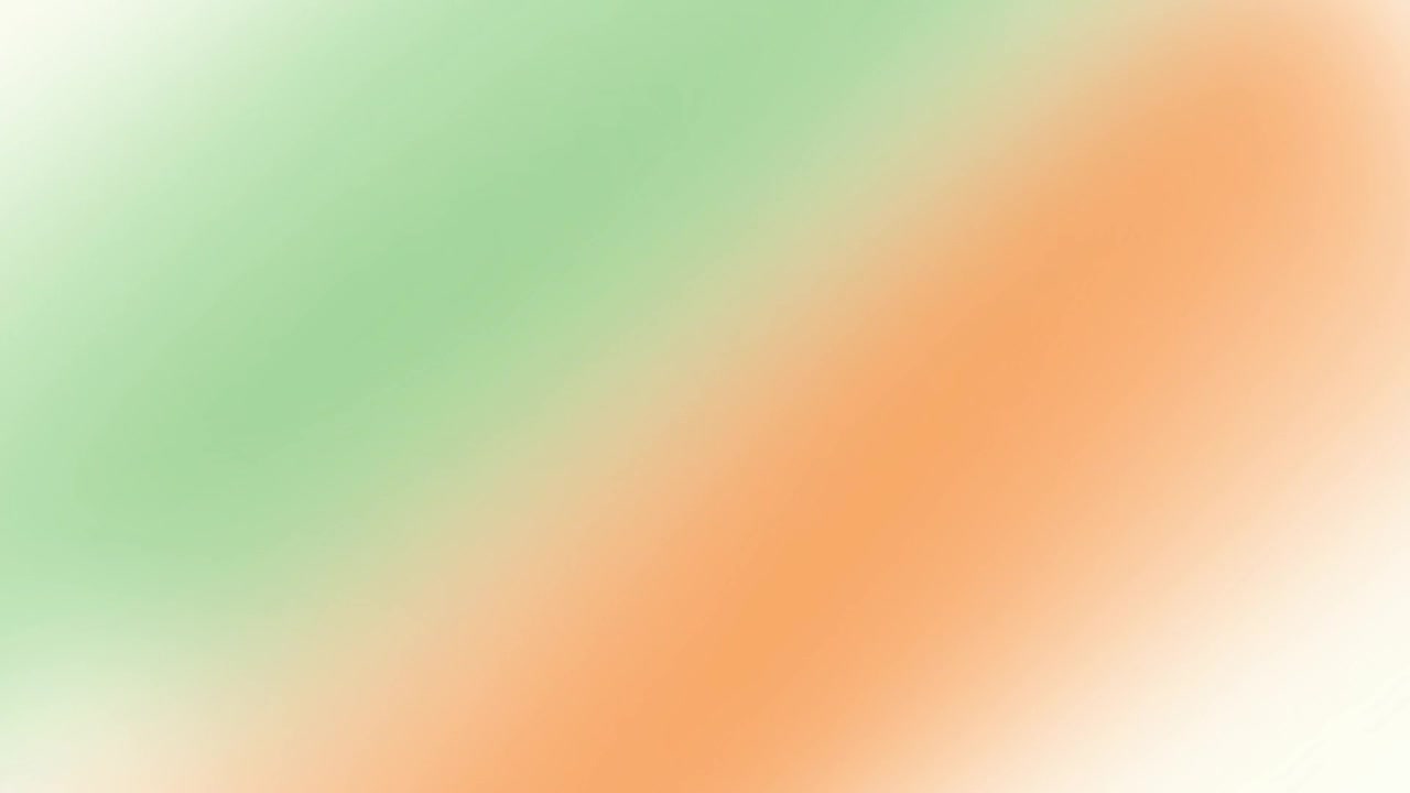 Abstrakt mjuk gradientbakgrund med gröna och orange toner