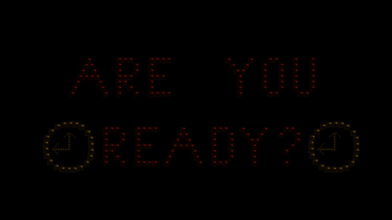 usted es raady led píxeles logotipo luz logotipo