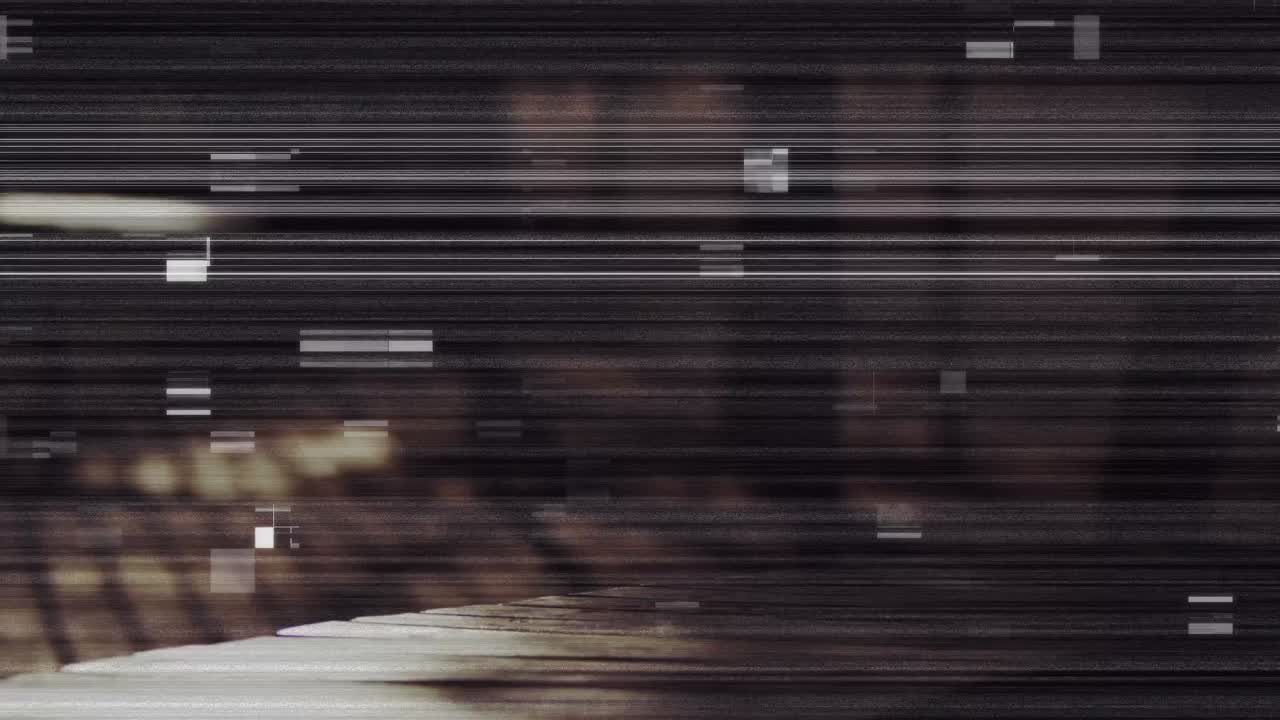 Busy commuters on city street at night