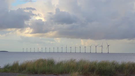 offshore wind turbines in copenhagen, denmark