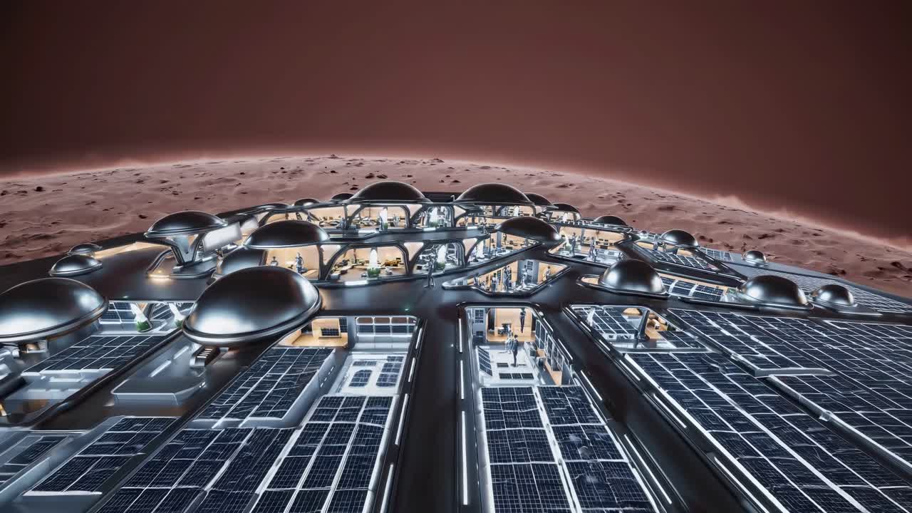 поселение марсианской колонии