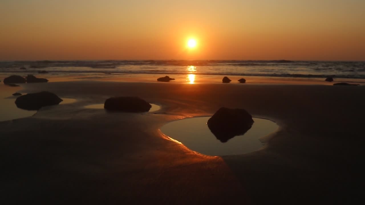 time-lapse de un amanecer en la playa de inani, en jaliapalong bangladesh asia del sur