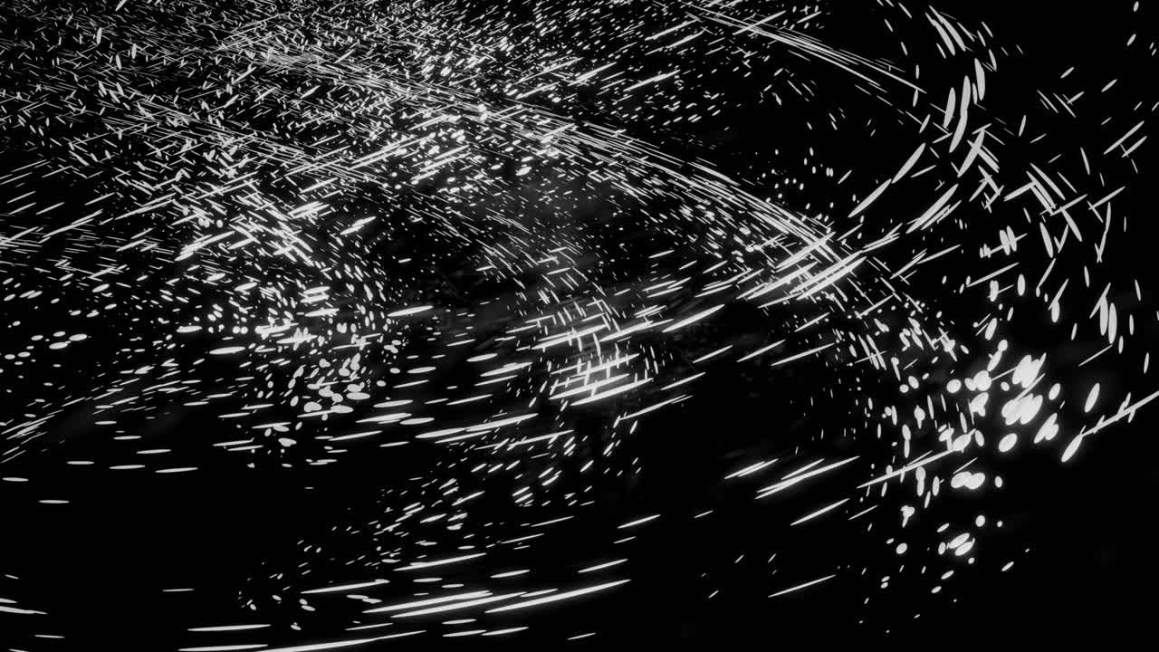 추상적인 검은색과 색 선 배경