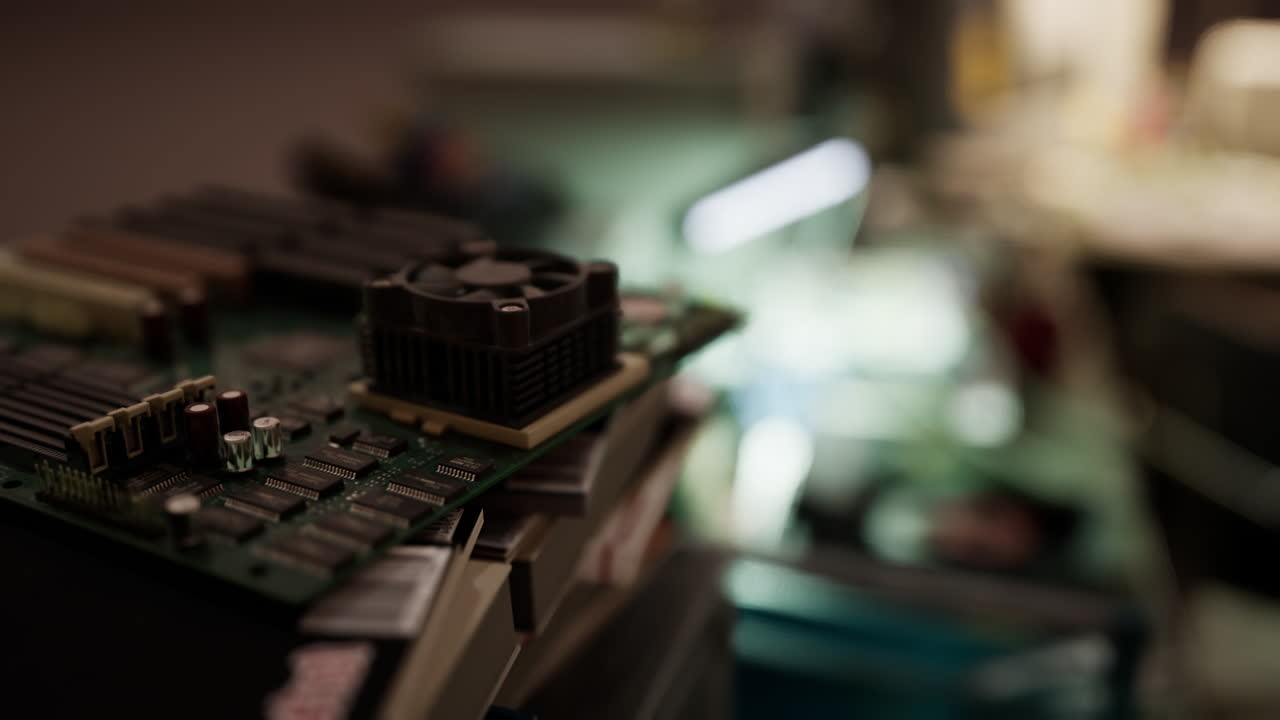 vintage shot of obsolete technology