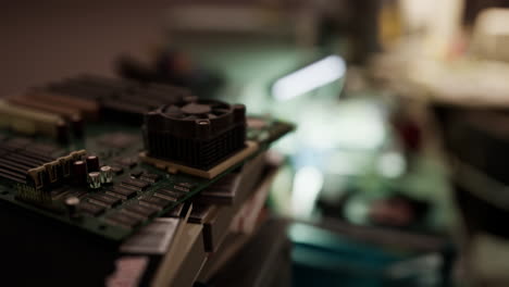 un tiro antiguo de tecnología obsoleta.