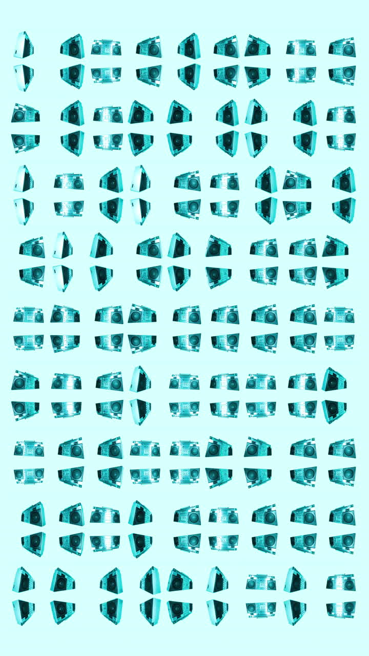 retro ghetto blasters en vertical