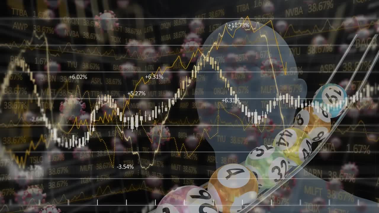 인간 실루과 바이러스 세포에 대한 데이터 처리의 애니메이션