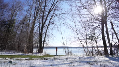 pan shot in yamaska national park