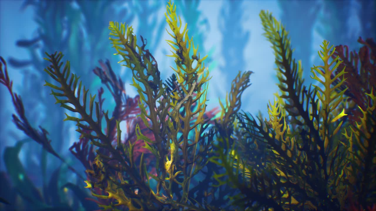 수중 열대 다채로운 부드럽고 단단한 산호 해양 풍경