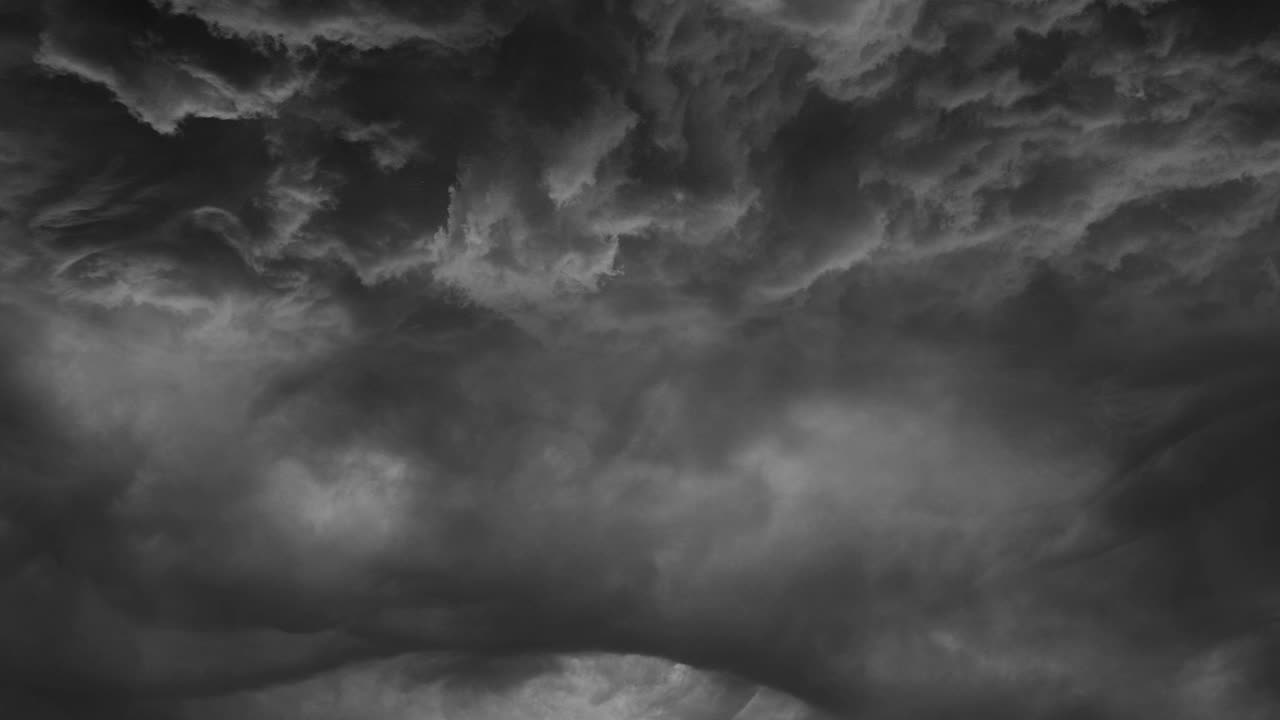 vista de nubes de tormenta 4k