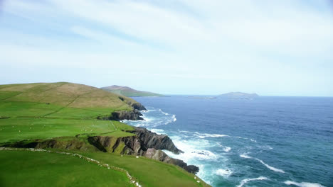 view of beautiful coastal landscape 4k