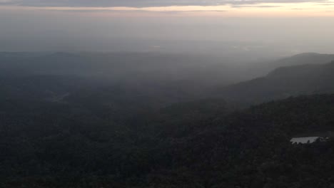 Foggy-forest-in-the-middle-of-mountains-in-Northern-Thailand