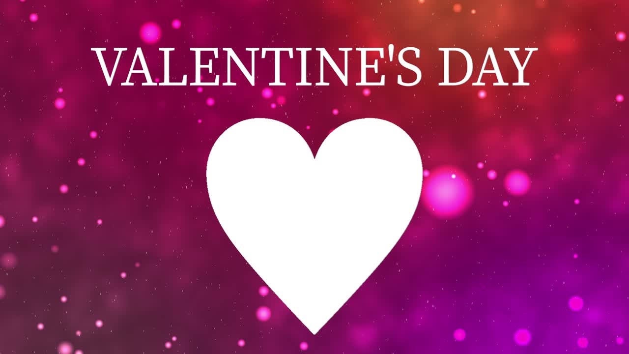 mensaje de valentín texto animación gráficos de movimiento