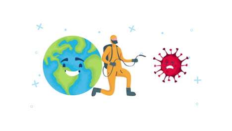protecting the earth from the virus