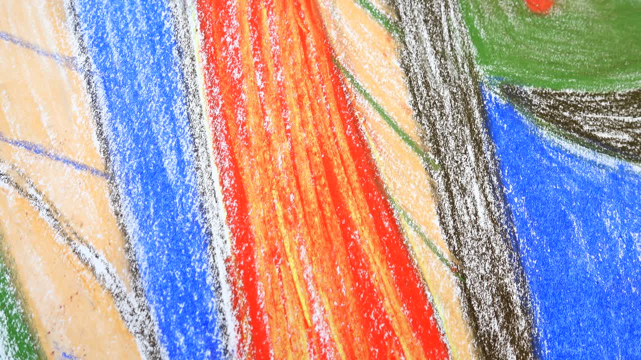 劇場にある抽象画