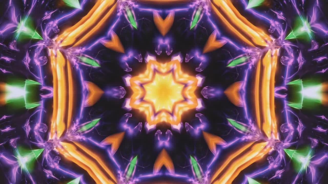 patrón de kaleidoscopio abstracto