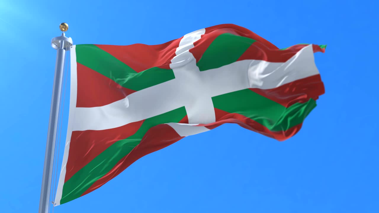 파란 하늘에서 움직이는 바스크 국가 발, 루프