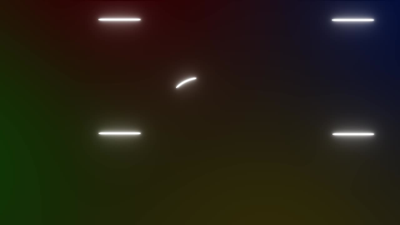 Simple gradation end card ending screen motion graphics