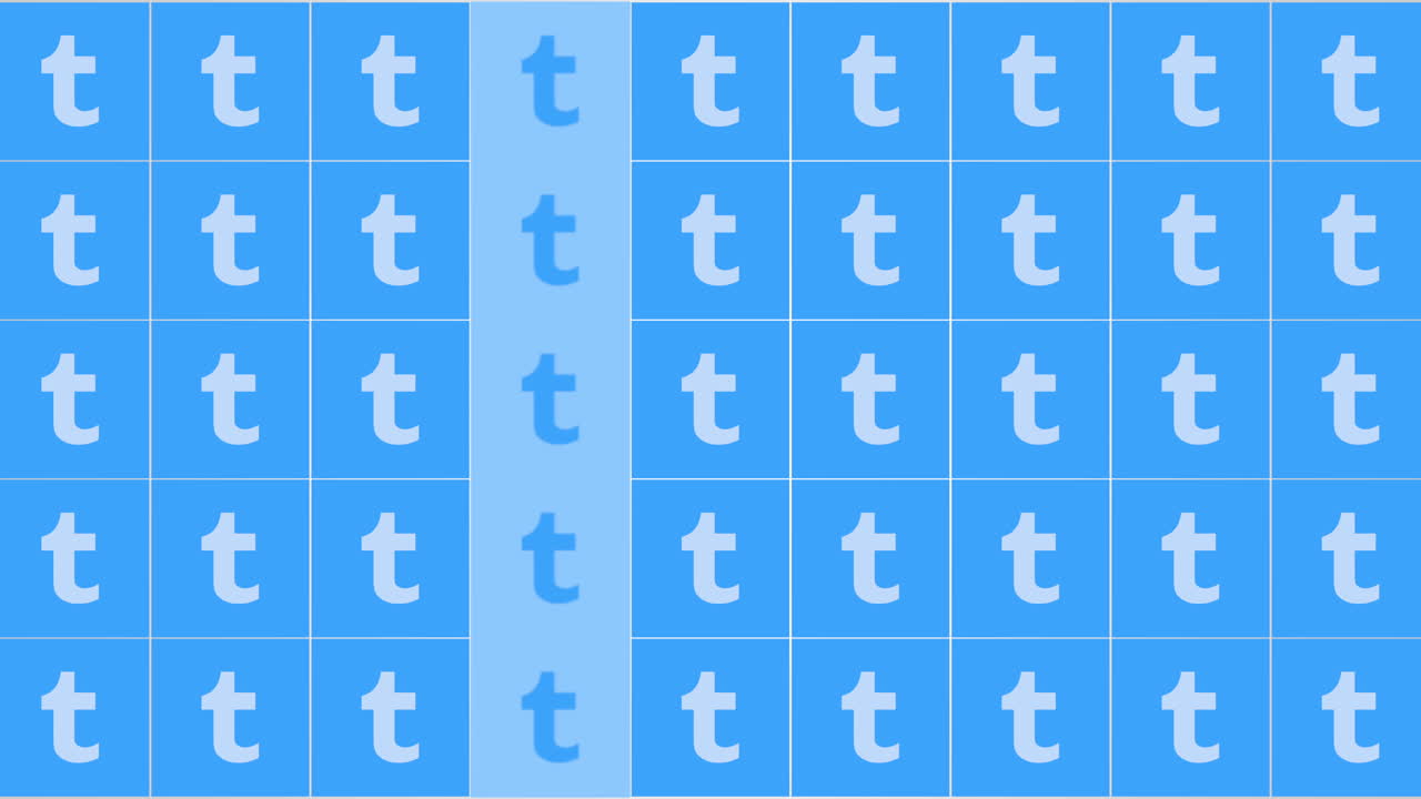 patrón de iconos de tumblr social en el fondo de la red