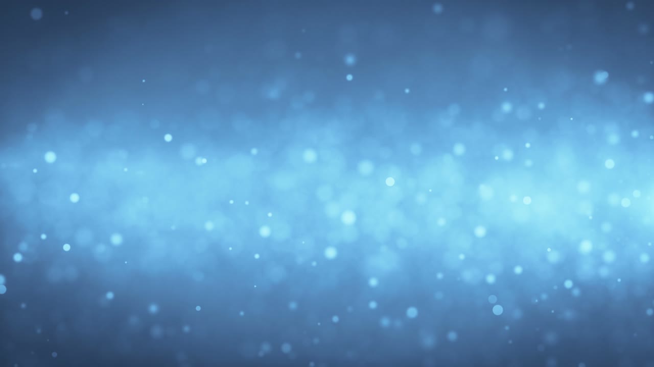 Sfondo bokeh fluente con particelle astratte 4k