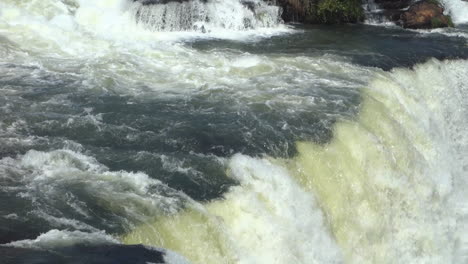 iguazu fall, close up slow motion