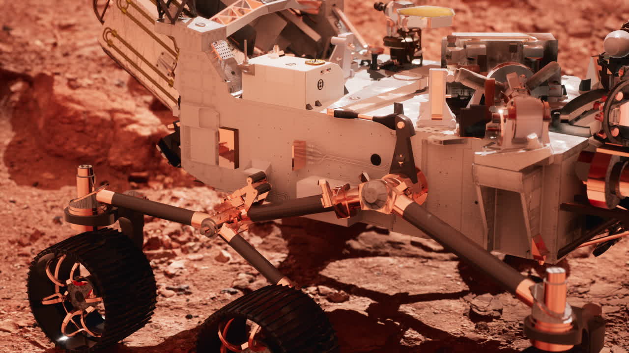 화성 탐사선 퍼시버런스가  ⁇ 은 행성을 탐사하고 있습니다. nasa가 제공한 요소들입니다.