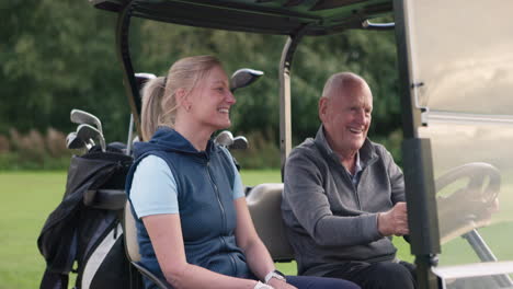 golfing together