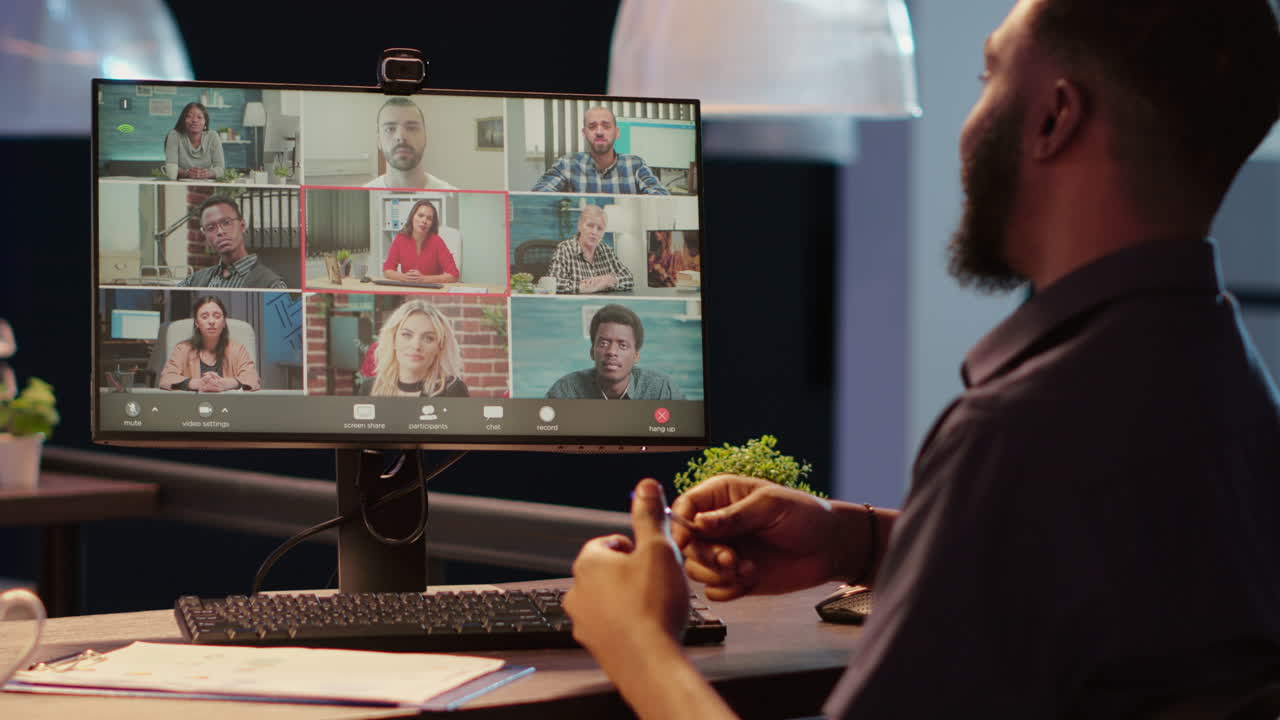 Video call with multiple people